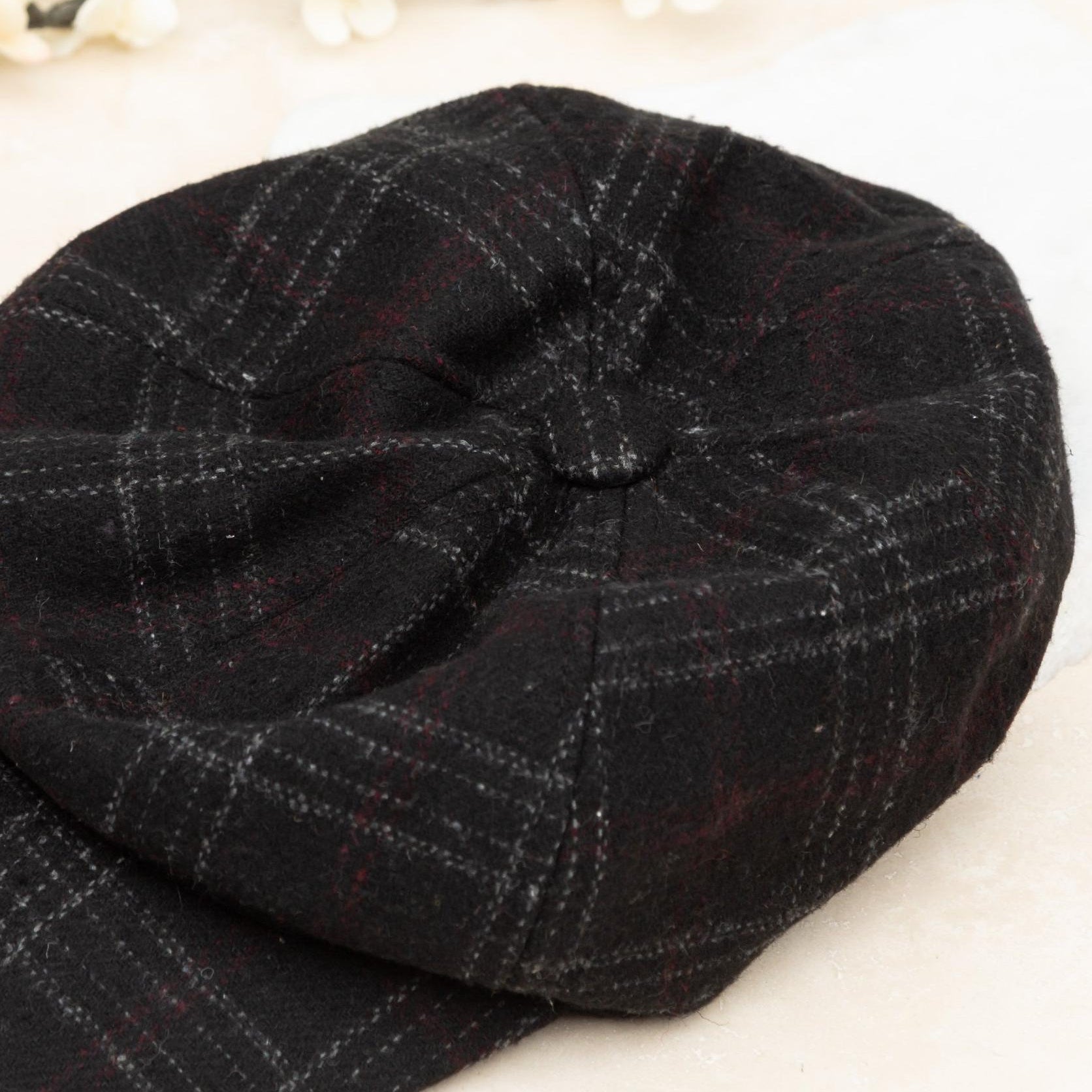 Aili's Corner News Worthy Tweed Newsboy Cap