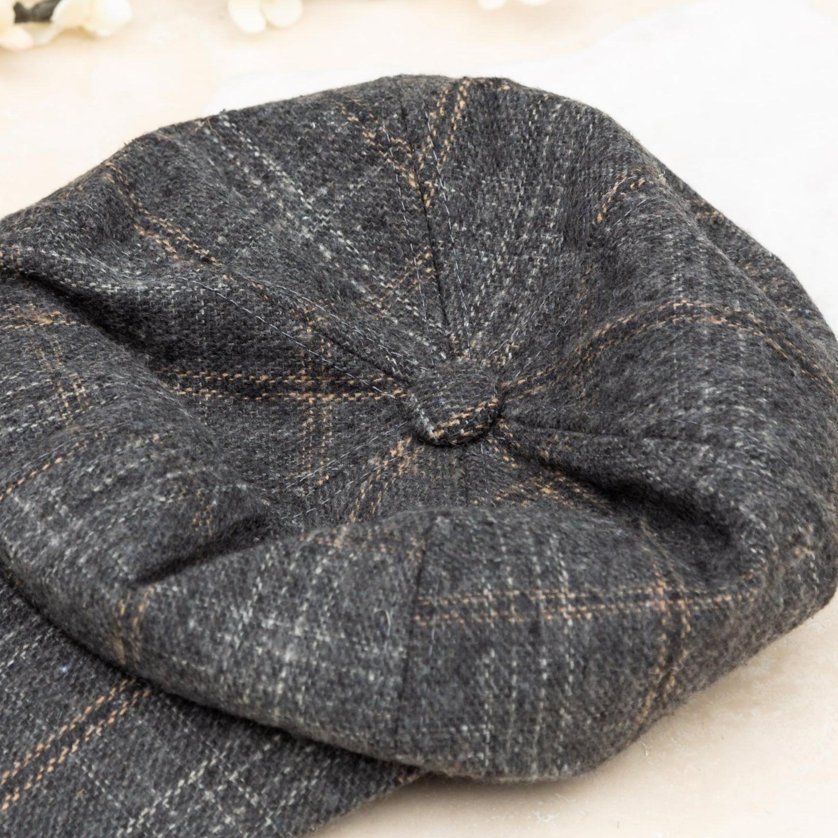 Aili's Corner News Worthy Tweed Newsboy Cap