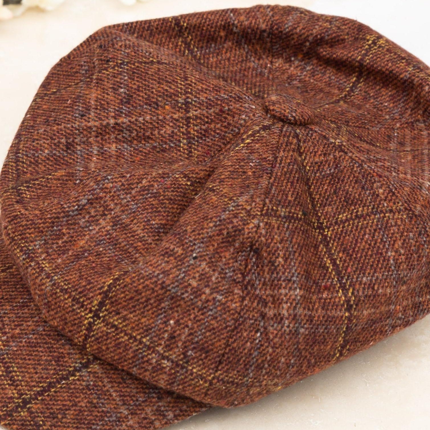 Aili's Corner News Worthy Tweed Newsboy Cap