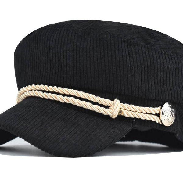 Aili's Corner Cord Crush Newsboy Cap