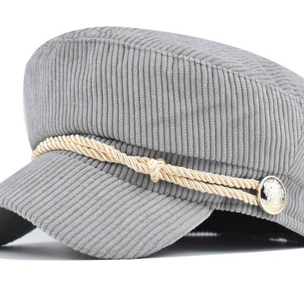 Aili's Corner Cord Crush Newsboy Cap
