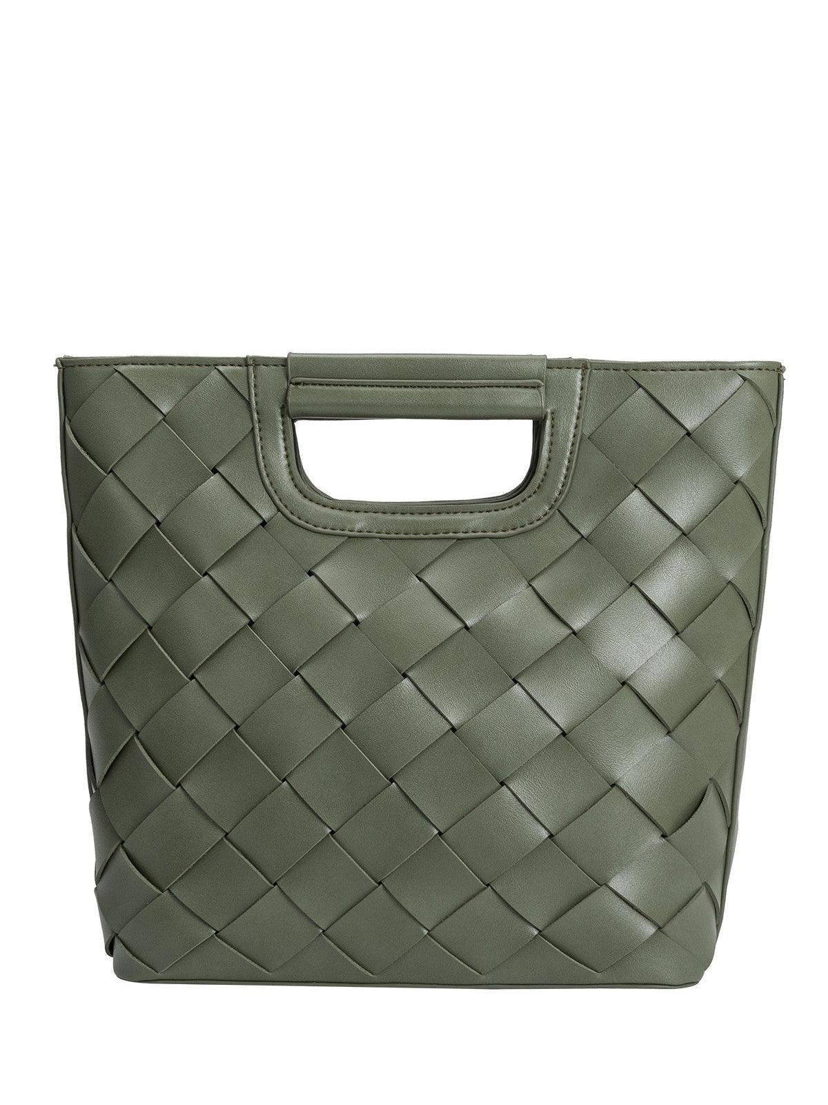 A Little Birdy Told Me Vintage Green Medium Tote-Women's Accessories-Shop Z & Joxa