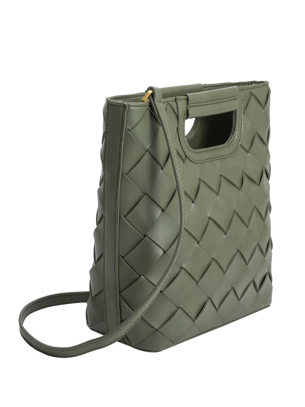 A Little Birdy Told Me Vintage Green Medium Tote-Women's Accessories-Shop Z & Joxa