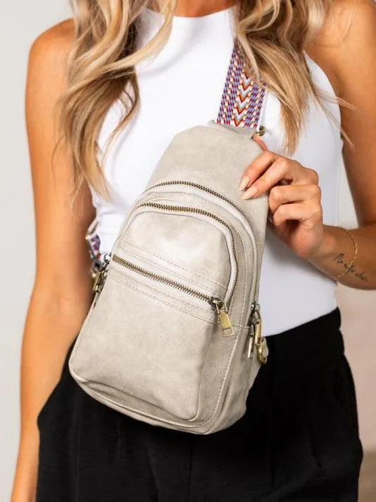 Aili's Corner Crosswalk Sienna Backpack Sling Bag-Women's Accessories-Shop Z & Joxa