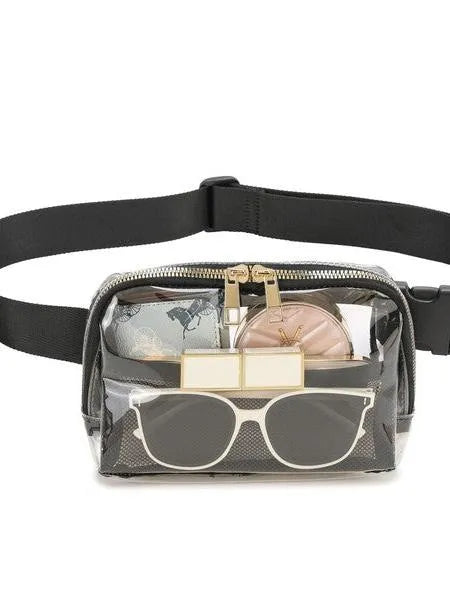Aili’s Corner Juni Summer Daze Clear Stadium Belt Bag-Women's Accessories-Shop Z & Joxa