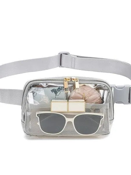 Aili’s Corner Juni Summer Daze Clear Stadium Belt Bag-Women's Accessories-Shop Z & Joxa