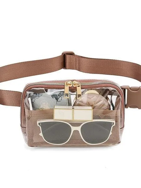 Aili’s Corner Juni Summer Daze Clear Stadium Belt Bag-Women's Accessories-Shop Z & Joxa