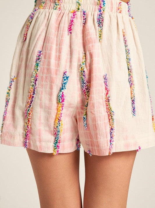 All You Need is a Splash of Color Shorts + Tank Matching Set-Women's Sets-Shop Z & Joxa