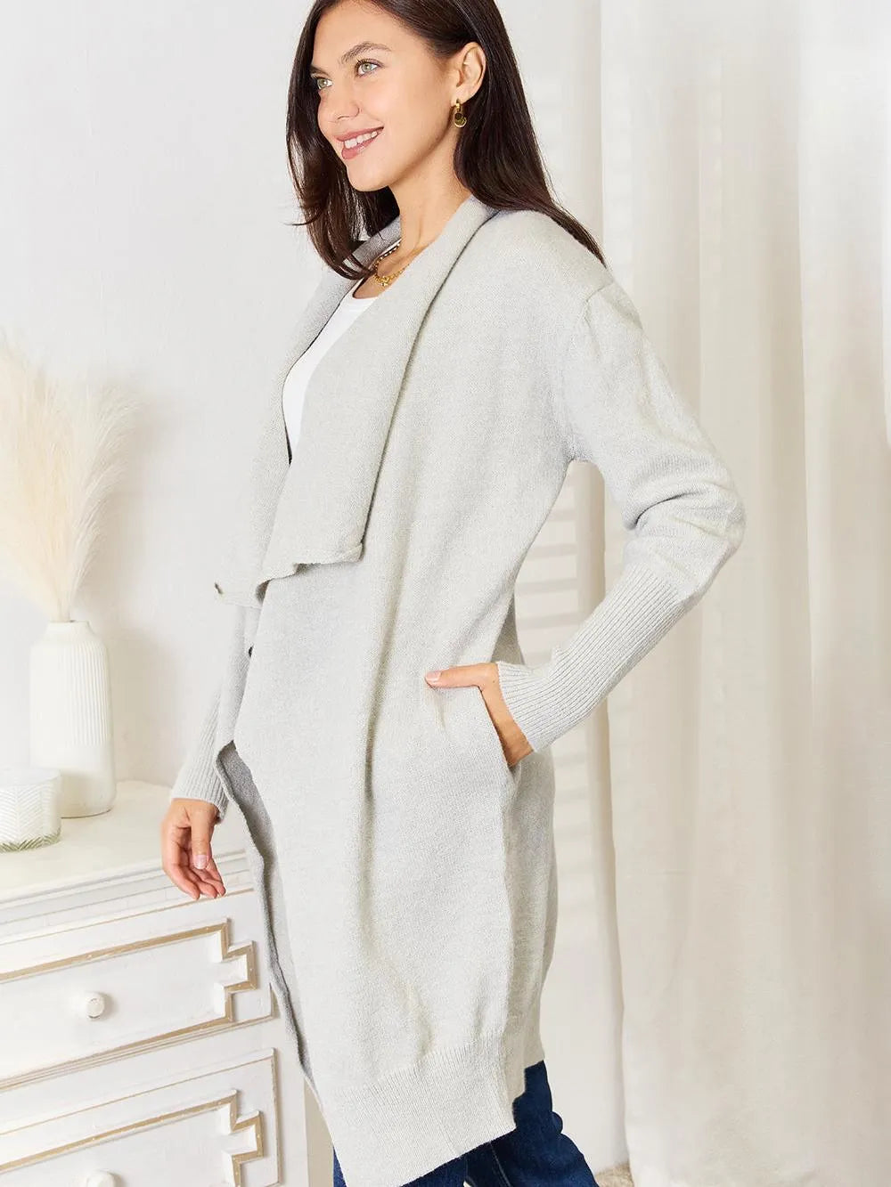 Angel Wings Cloud Nine Open Front Duster Cardigan-Women's Shirts & Tops-Shop Z & Joxa