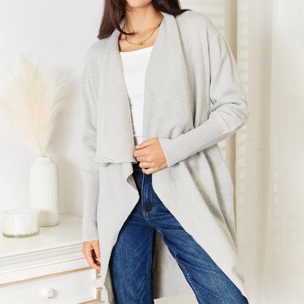 Angel Wings Cloud Nine Open Front Duster Cardigan-Women's Shirts & Tops-Shop Z & Joxa