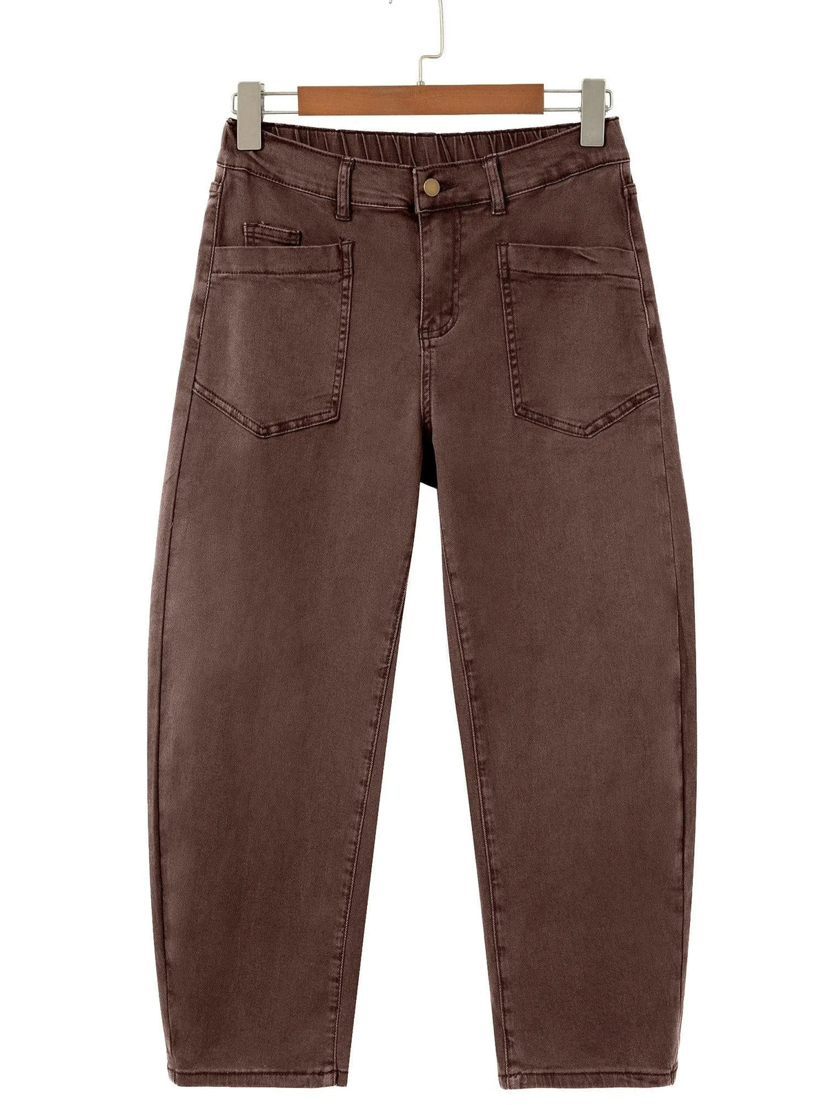 Briar Patch Barrel Jeans with Patch Pockets-Women's Jeans-Shop Z & Joxa