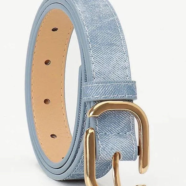 Chic Edge Rectangle Fashion Buckle Belt-Women's Accessories-Shop Z & Joxa