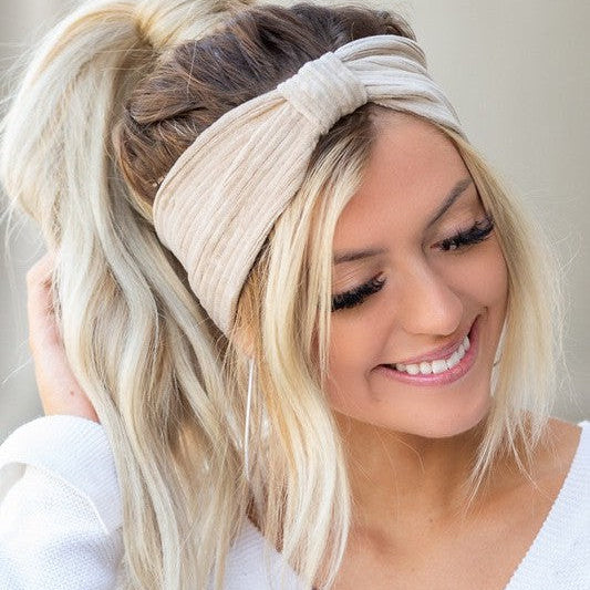 Defy the Norm Corduroy Headwrap-Women's Accessories-Shop Z & Joxa
