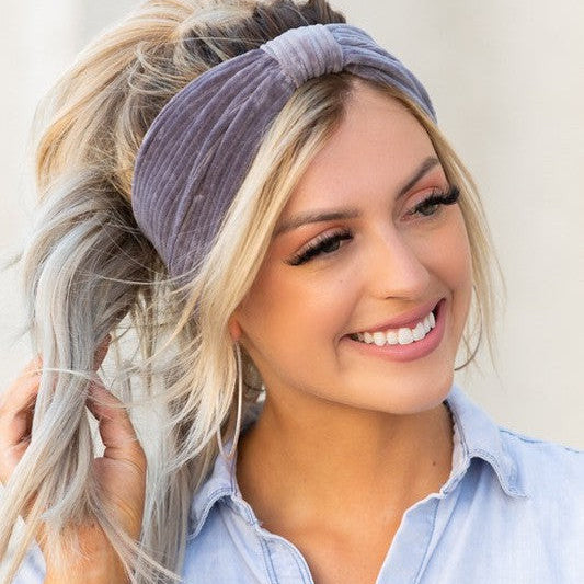 Defy the Norm Corduroy Headwrap-Women's Accessories-Shop Z & Joxa