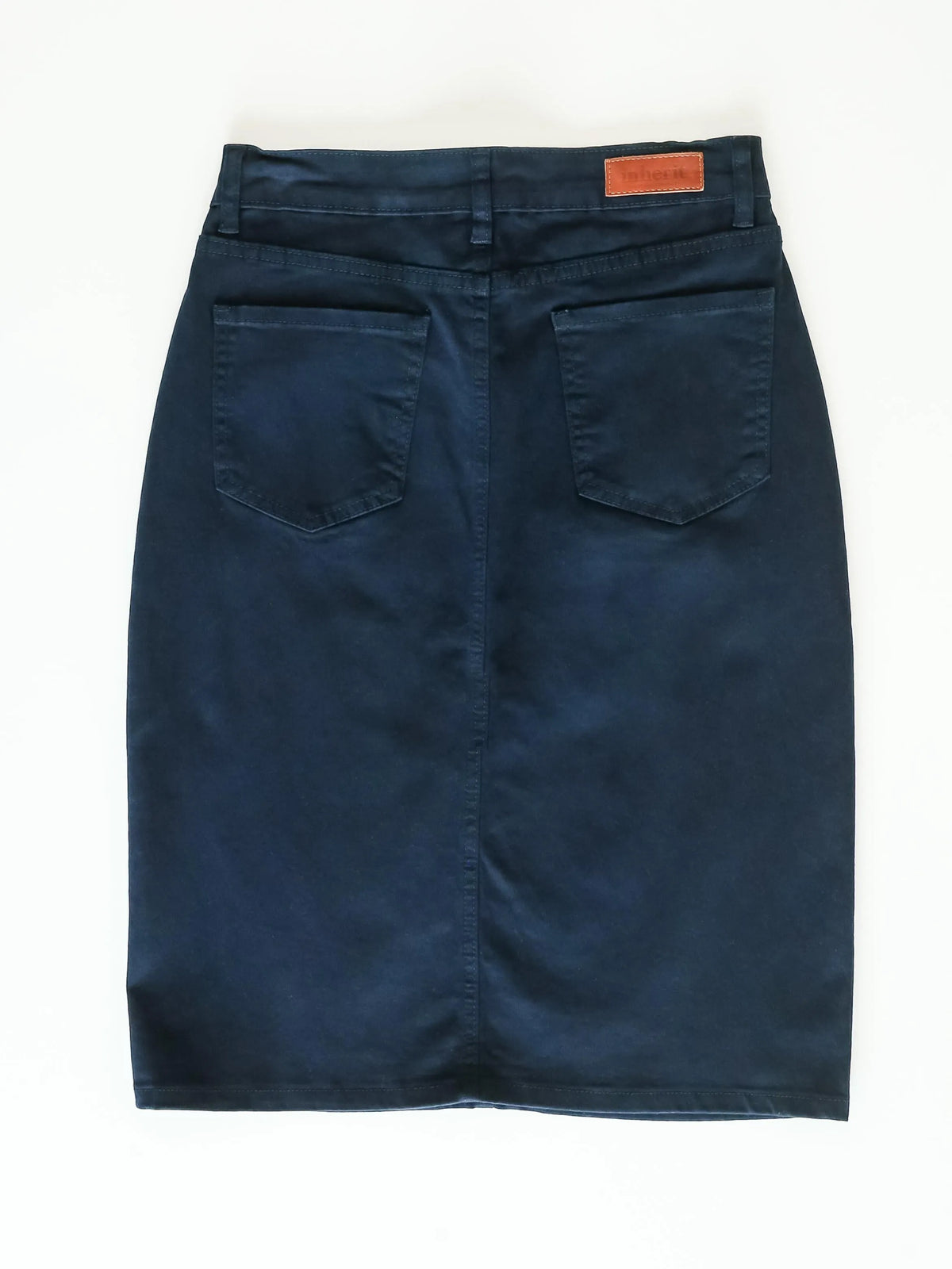 Denim Days Remi Navy Denim Midi Skirt-Women's Skirts & Skorts-Shop Z & Joxa