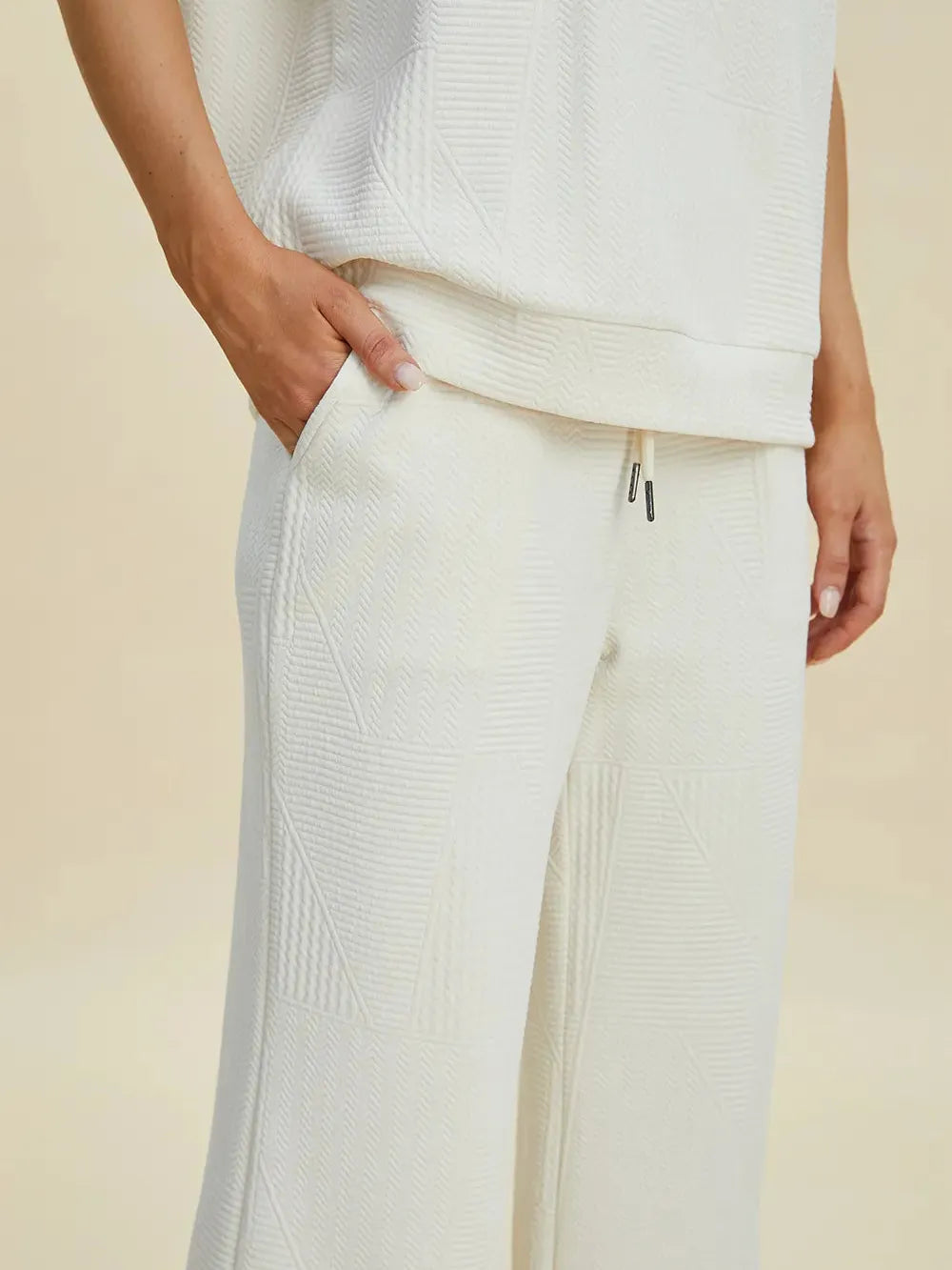 Double Take Pearl Harmony Matching Loungewear top and Pants-Women's Clothing-Shop Z & Joxa