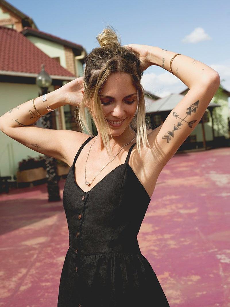 Everly Dress in Black | Ethical Fashion-Women's Dresses-Shop Z & Joxa