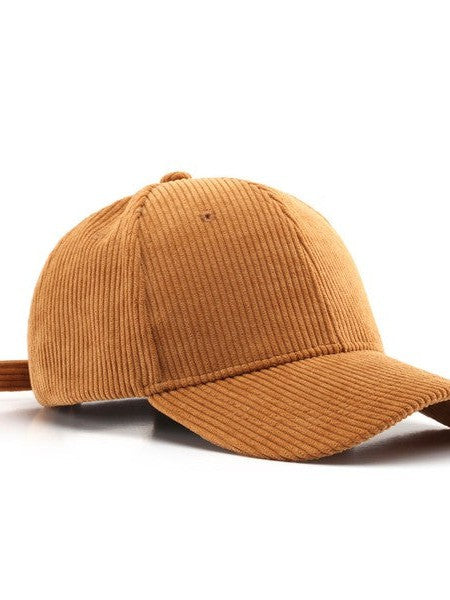 Fashion Love Story Corduroy Boyfriend Ball Cap-Women's Accessories-Shop Z & Joxa