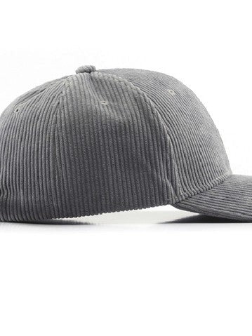 Fashion Love Story Corduroy Boyfriend Ball Cap-Women's Accessories-Shop Z & Joxa