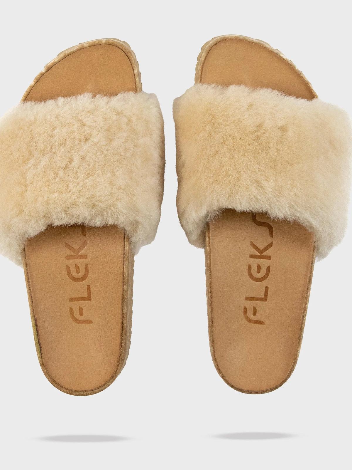 Fleks Morning Coffee San Ysidro Plush Slides-Women's Shoes-Shop Z & Joxa