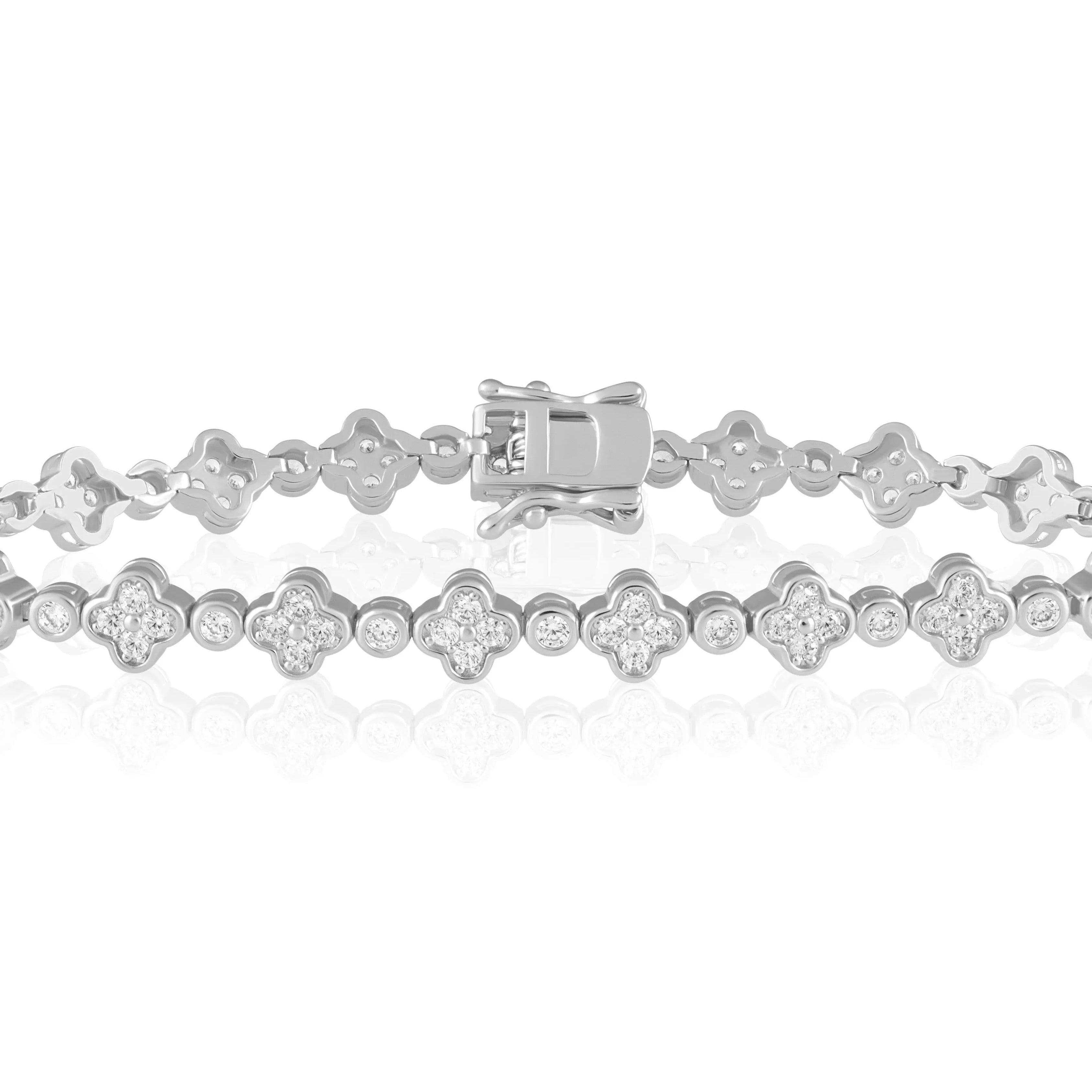 Glitz & Grace Dainty Sparkling Tennis Bracelet-Bracelet-Shop Z & Joxa