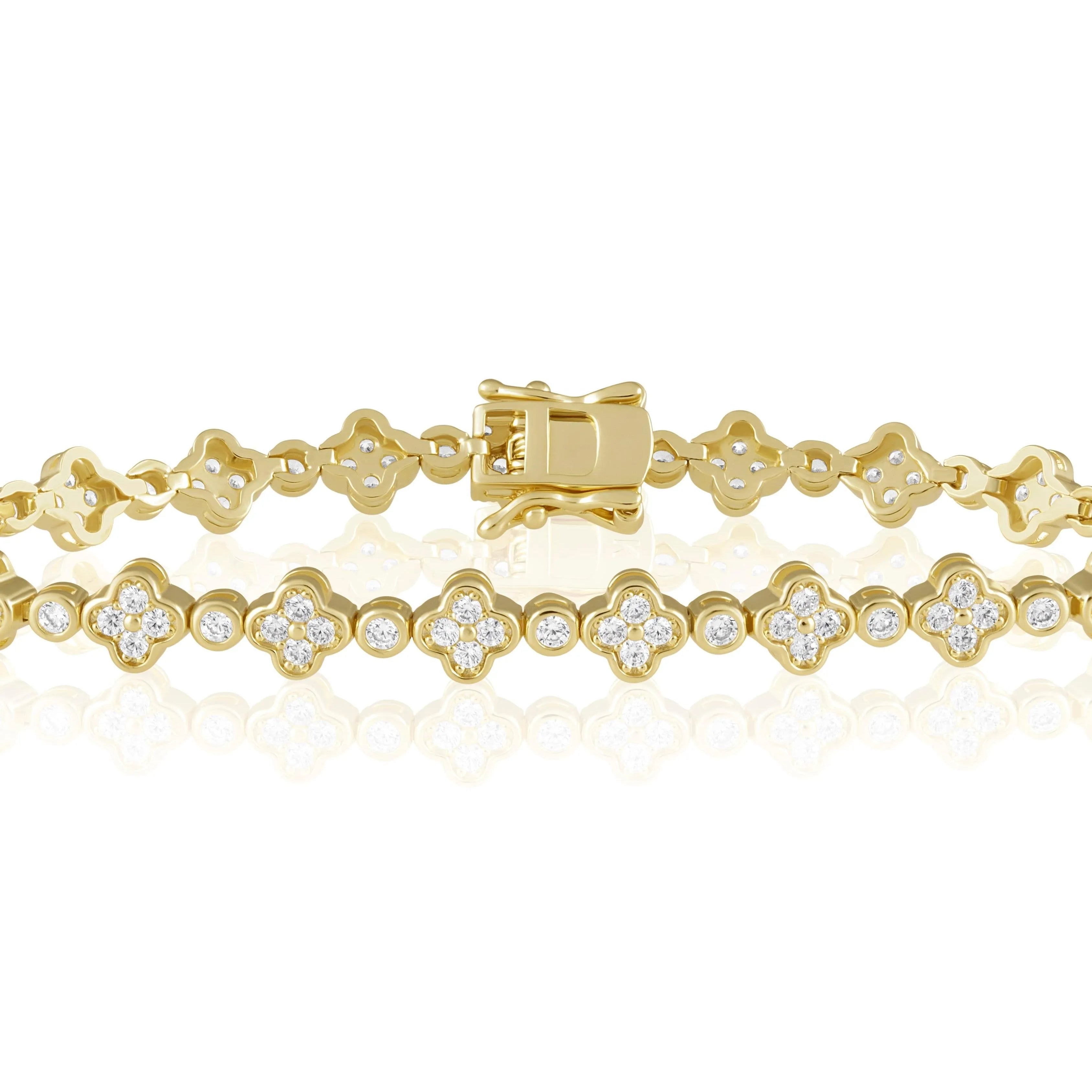 Glitz & Grace Dainty Sparkling Tennis Bracelet-Bracelet-Shop Z & Joxa