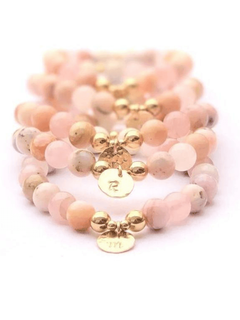 Handmade Aromatherapy Bracelet in Rose-Women's Accessories-Shop Z & Joxa