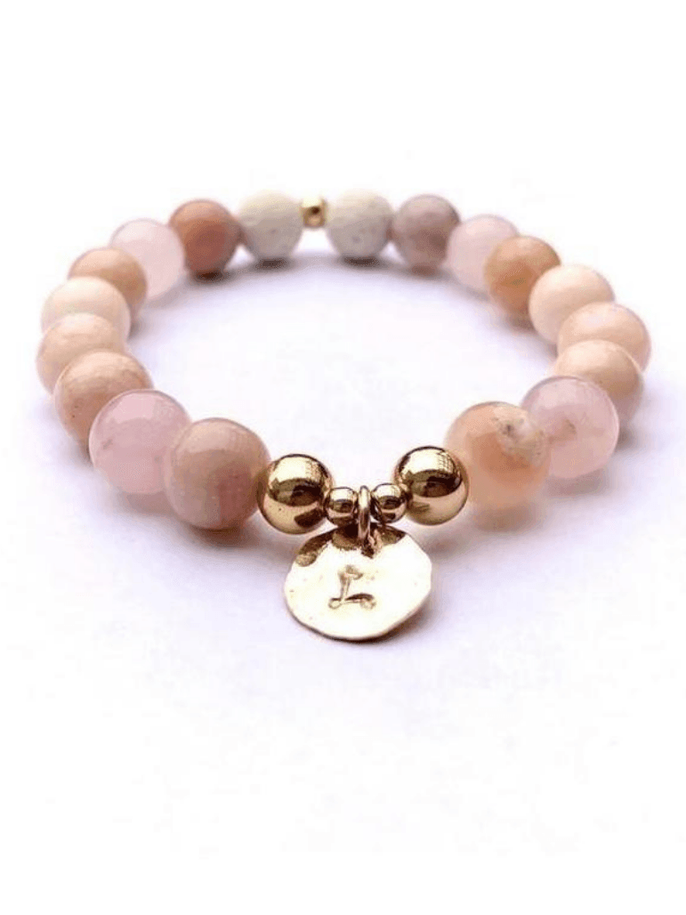 Handmade Aromatherapy Bracelet in Rose-Women's Accessories-Shop Z & Joxa