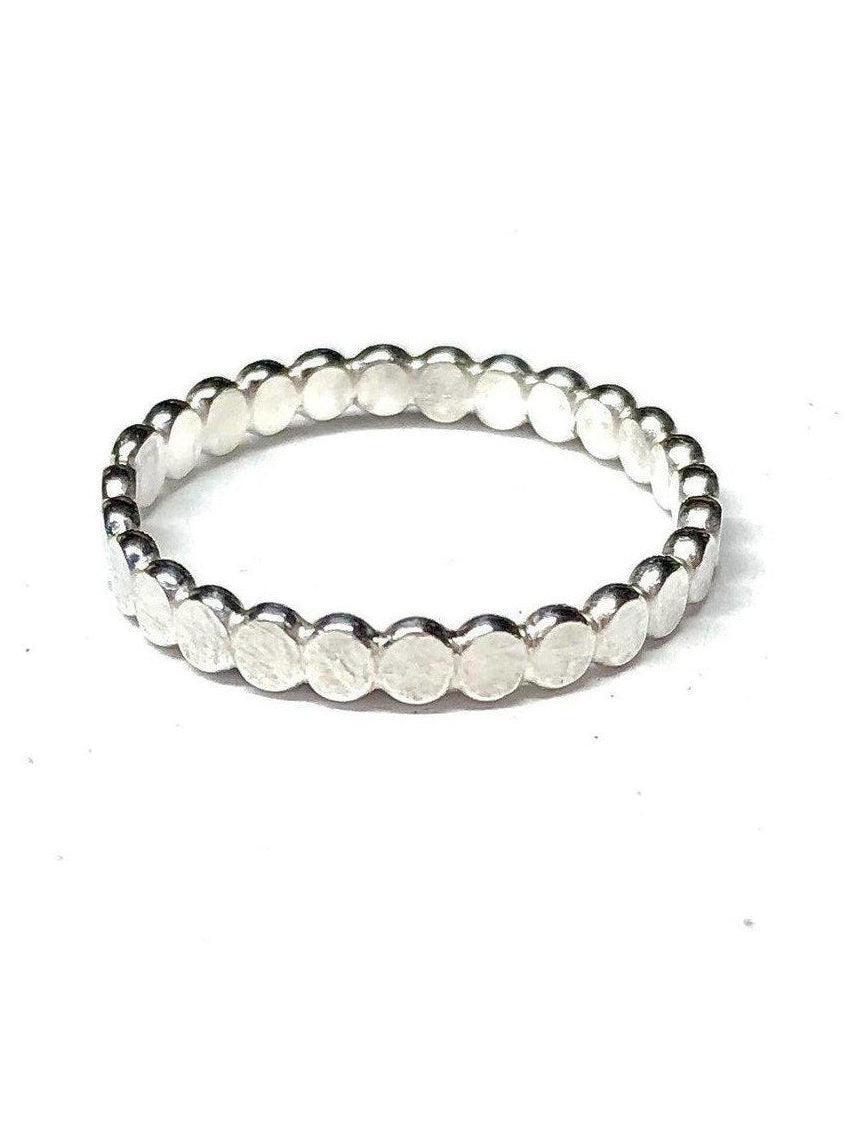 Handmade Sterling Silver Dainty Layering Ring-Women's Accessories-Shop Z & Joxa