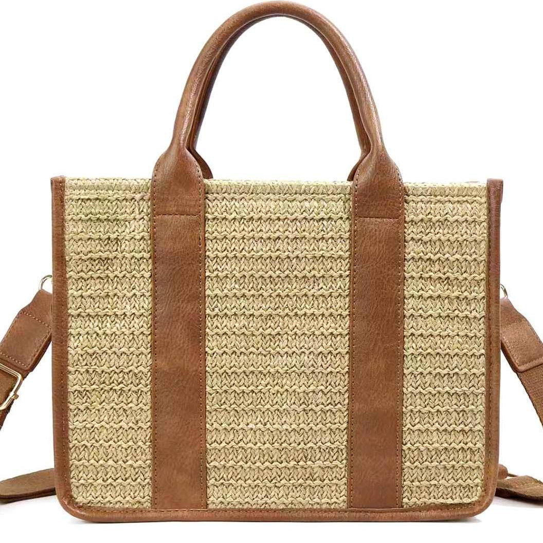 Tote Me Away Breezy Woven Straw Tote