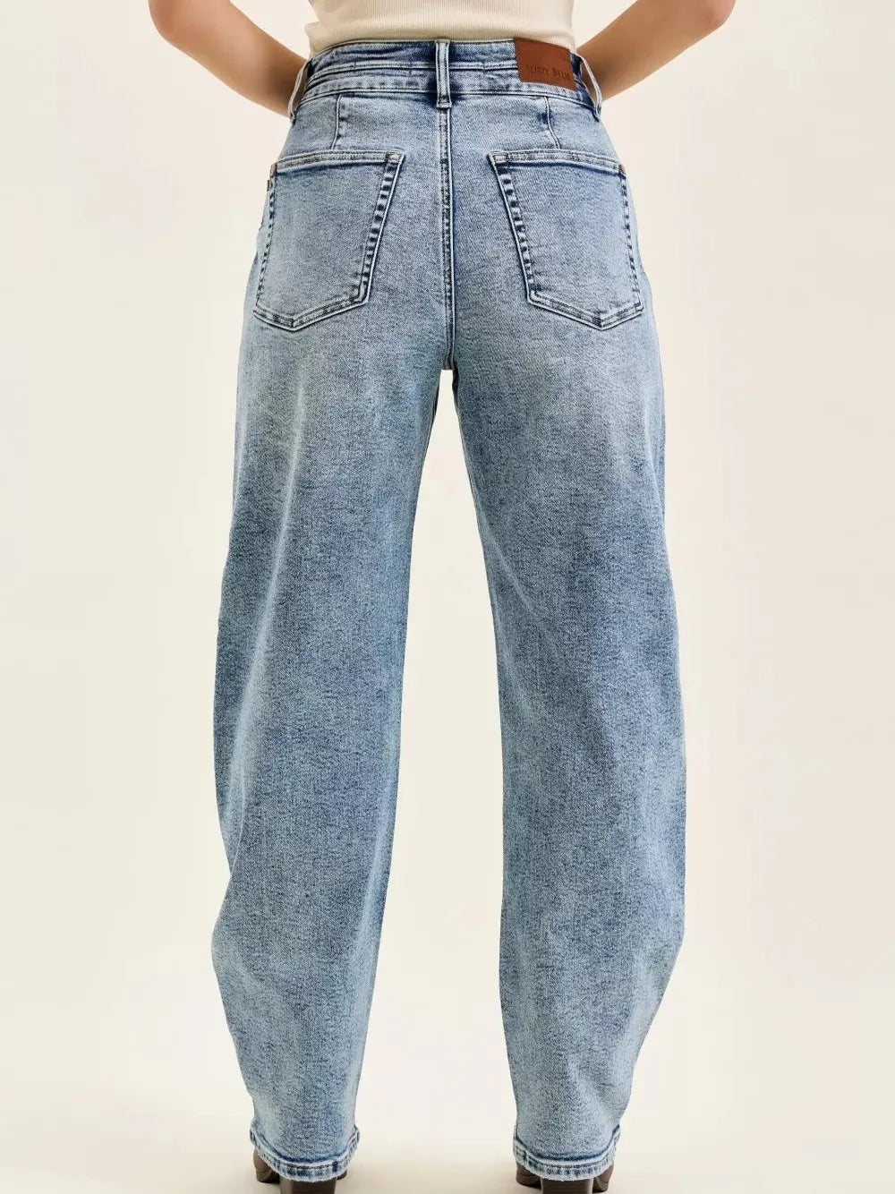 Judy Blue Arc Appeal High Waist Marlow Arc Leg Jeans-Women's Jeans-Shop Z & Joxa