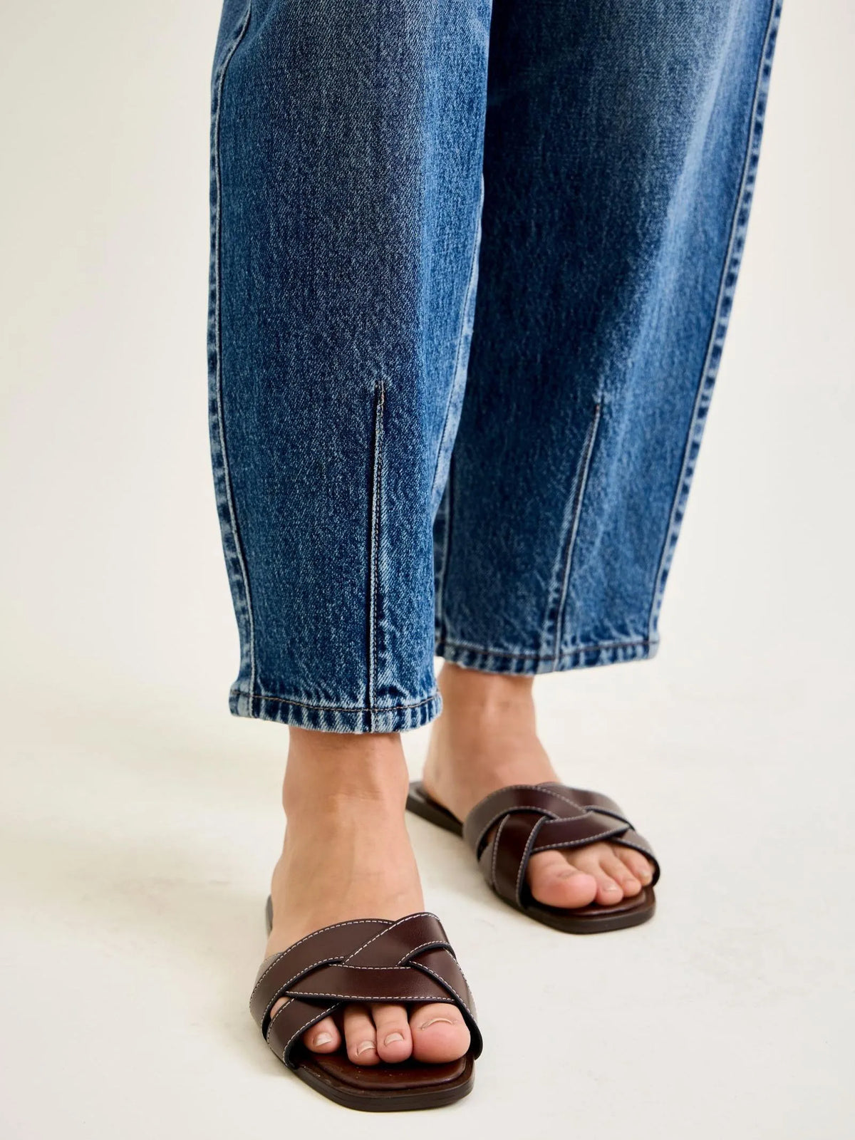 Judy Blue Curve Your Enthusiasm Rigid Magic Barrel Leg Jeans-Women's Jeans-Shop Z & Joxa