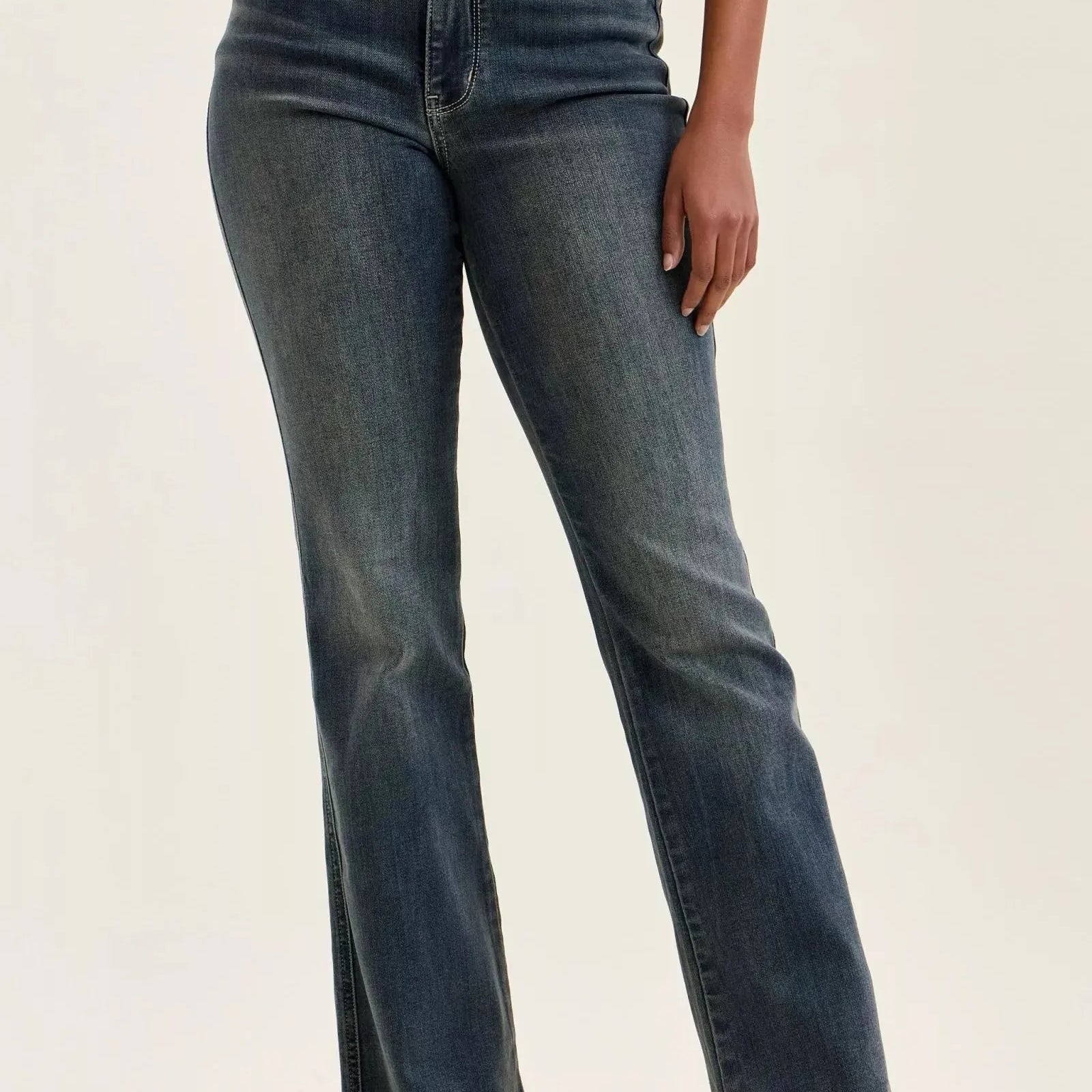 Judy Blue Double Take High Rise Double Button Frayed Hem Jeans-Women's Jeans-Shop Z & Joxa