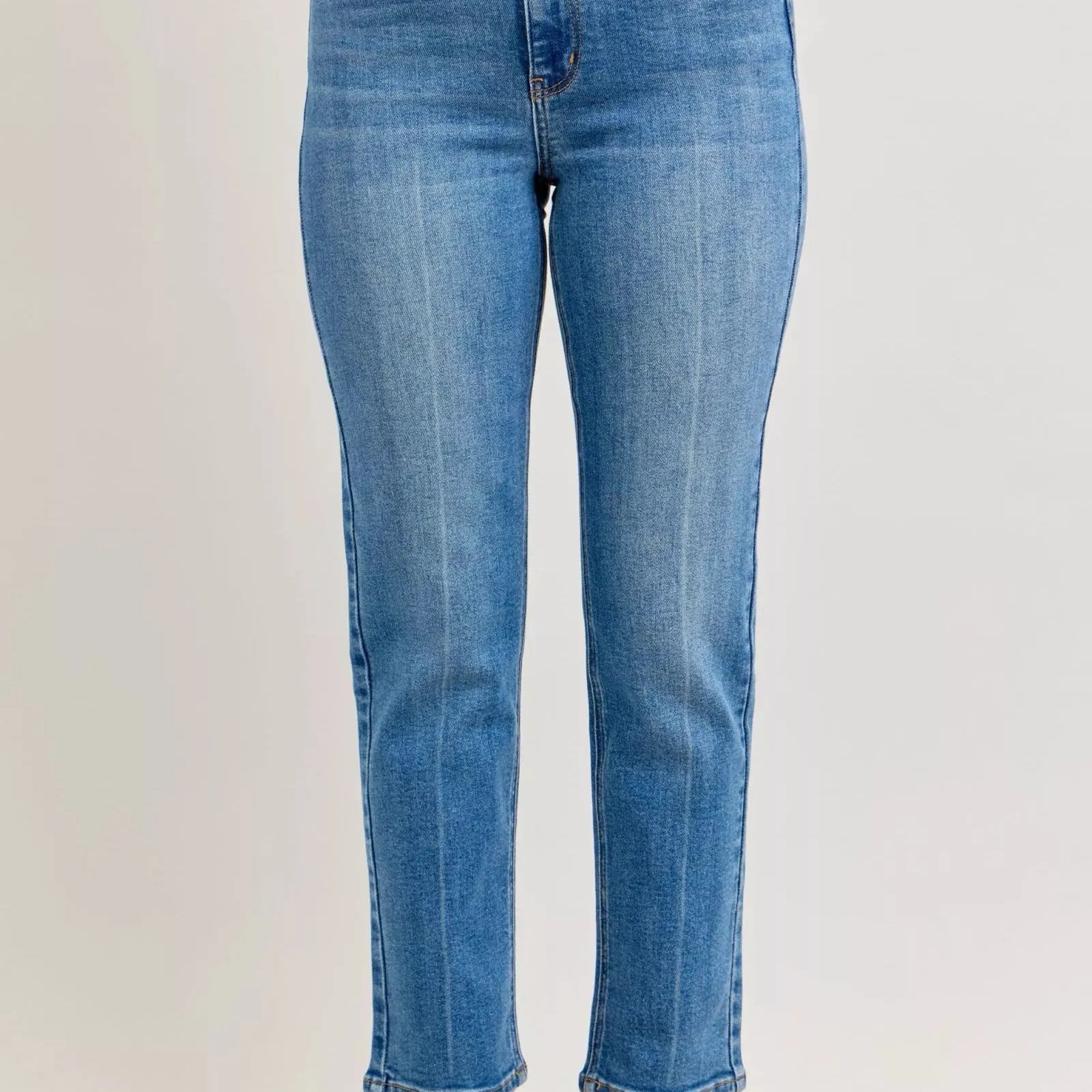 Judy Blue Everyday Straight High-Waisted Straight Ankle Jeans-Women's Jeans-Shop Z & Joxa