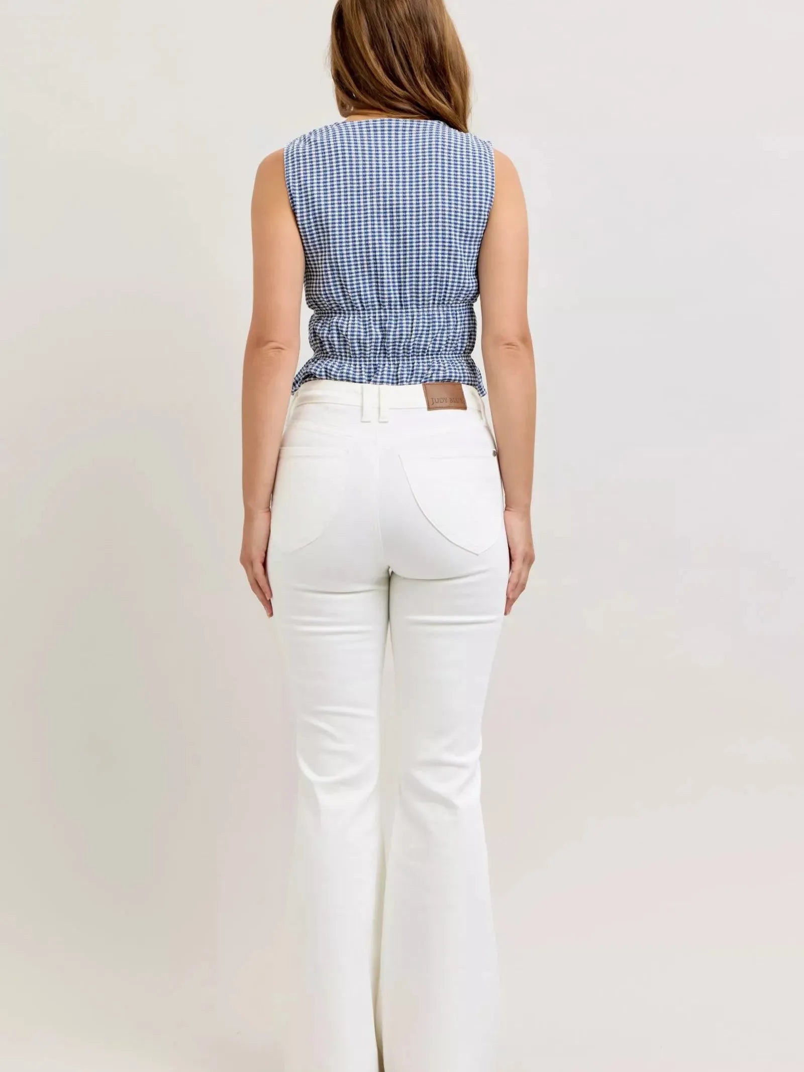 Judy Blue Flare & Flair High-Rise Tummy Control Flare Jeans-Women's Jeans-Shop Z & Joxa