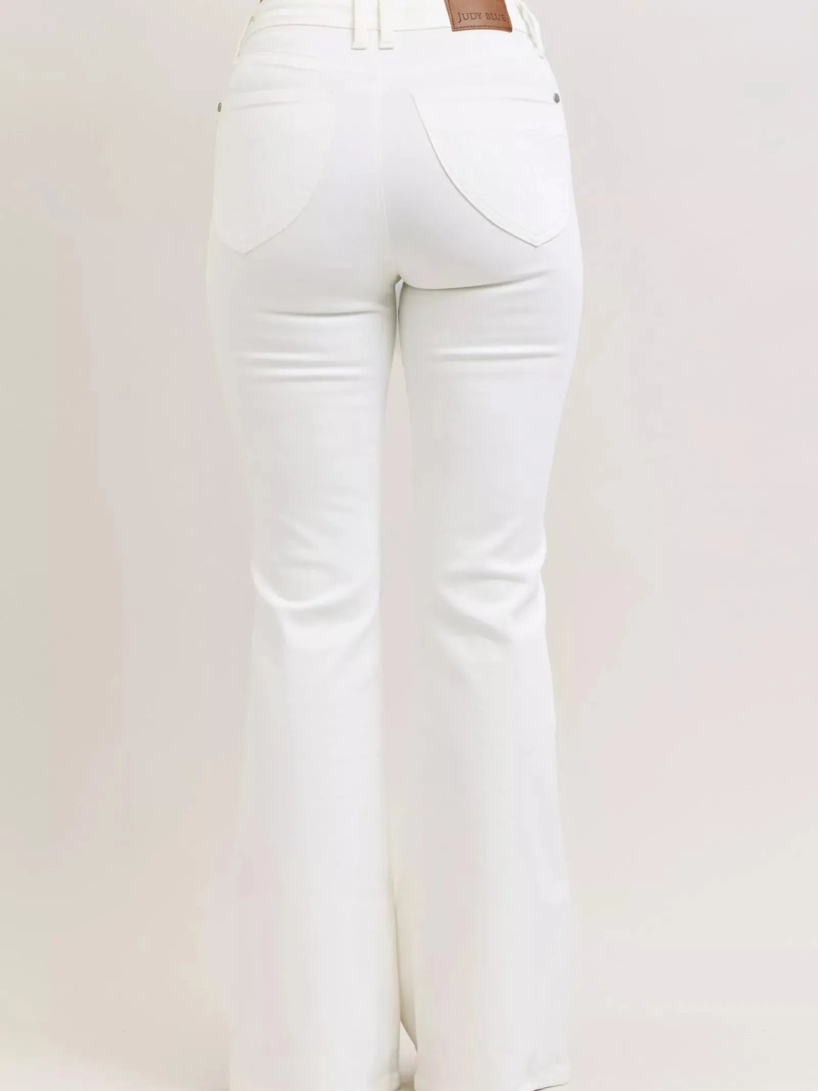 Judy Blue Flare & Flair High-Rise Tummy Control Flare Jeans-Women's Jeans-Shop Z & Joxa