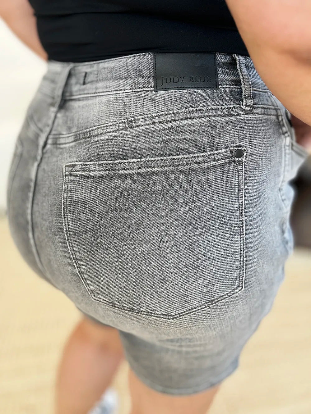 Judy Blue High Tide High Waist Washed Denim Shorts-Women's Jeans-Shop Z & Joxa