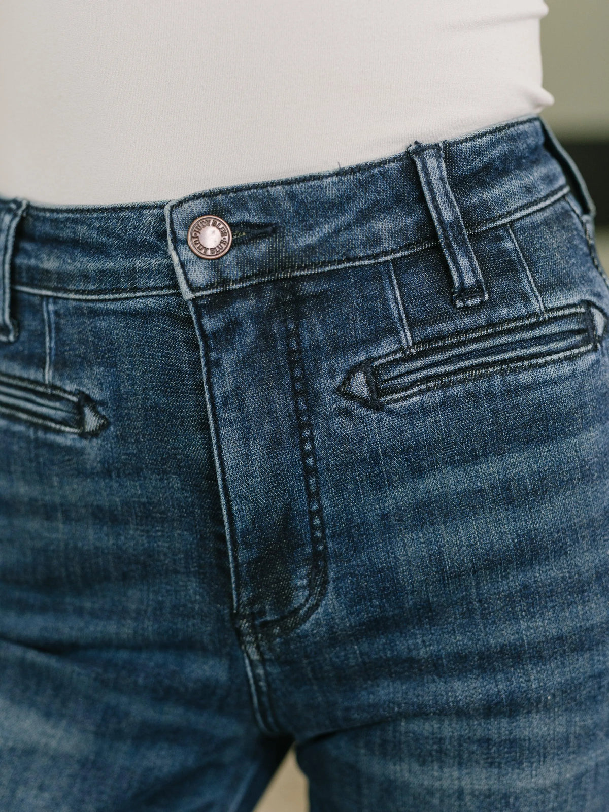 Judy Blue Jean Queen Highrise Bootcut Jean with Welt Pockets-Women's Jeans-Shop Z & Joxa