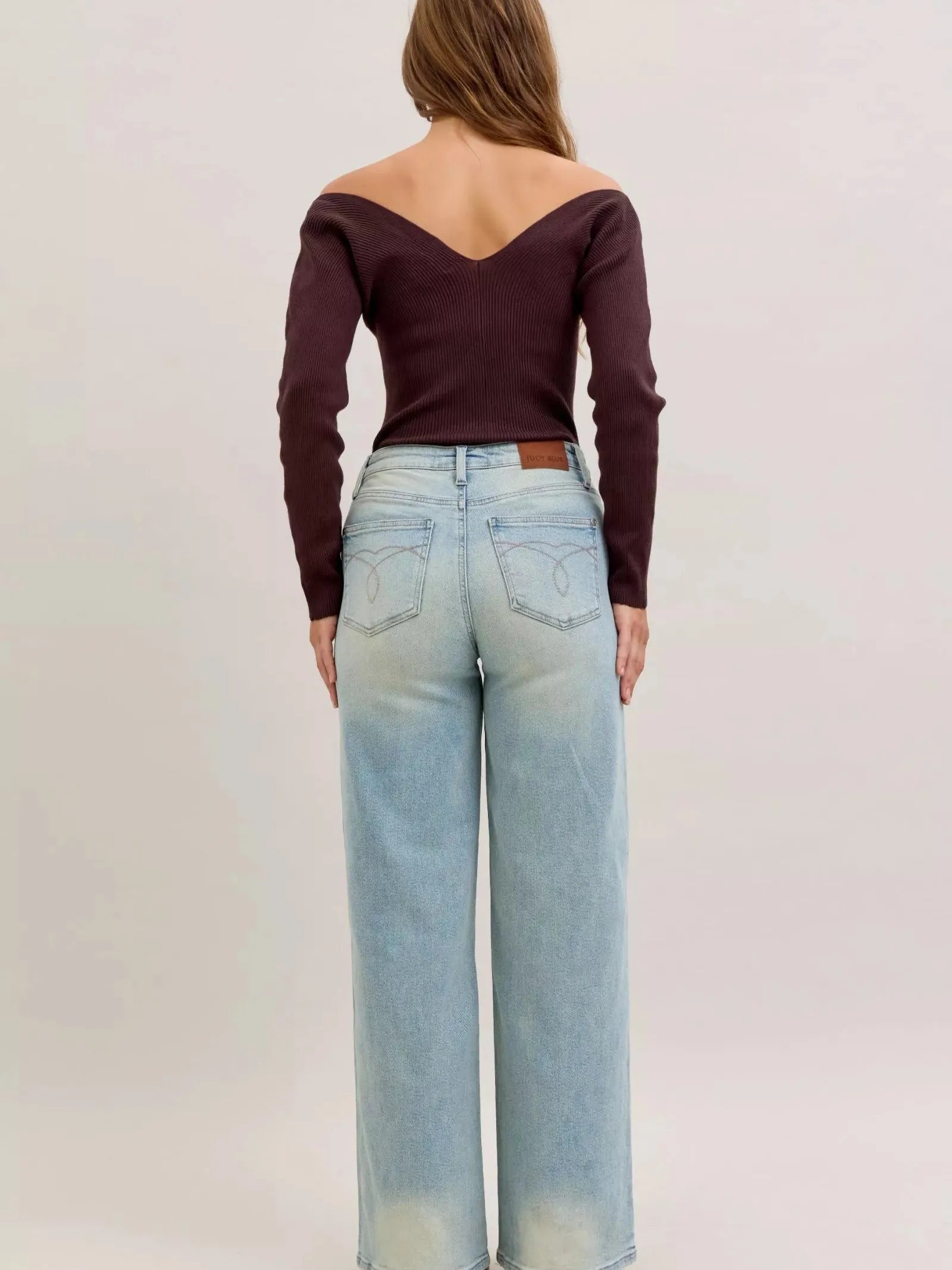 Judy Blue Straight Talk High Waist Column Straight Jeans-Women's Jeans-Shop Z & Joxa