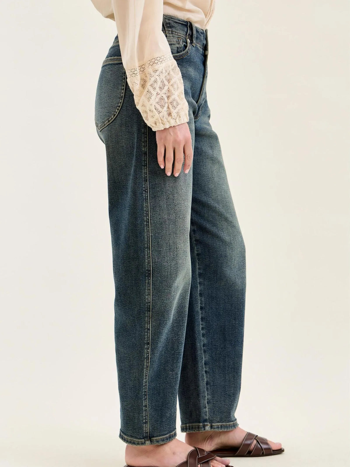 Judy Blue Straight To It Highrise Marlow Hollywood Waistband Jeans-Women's Jeans-Shop Z & Joxa