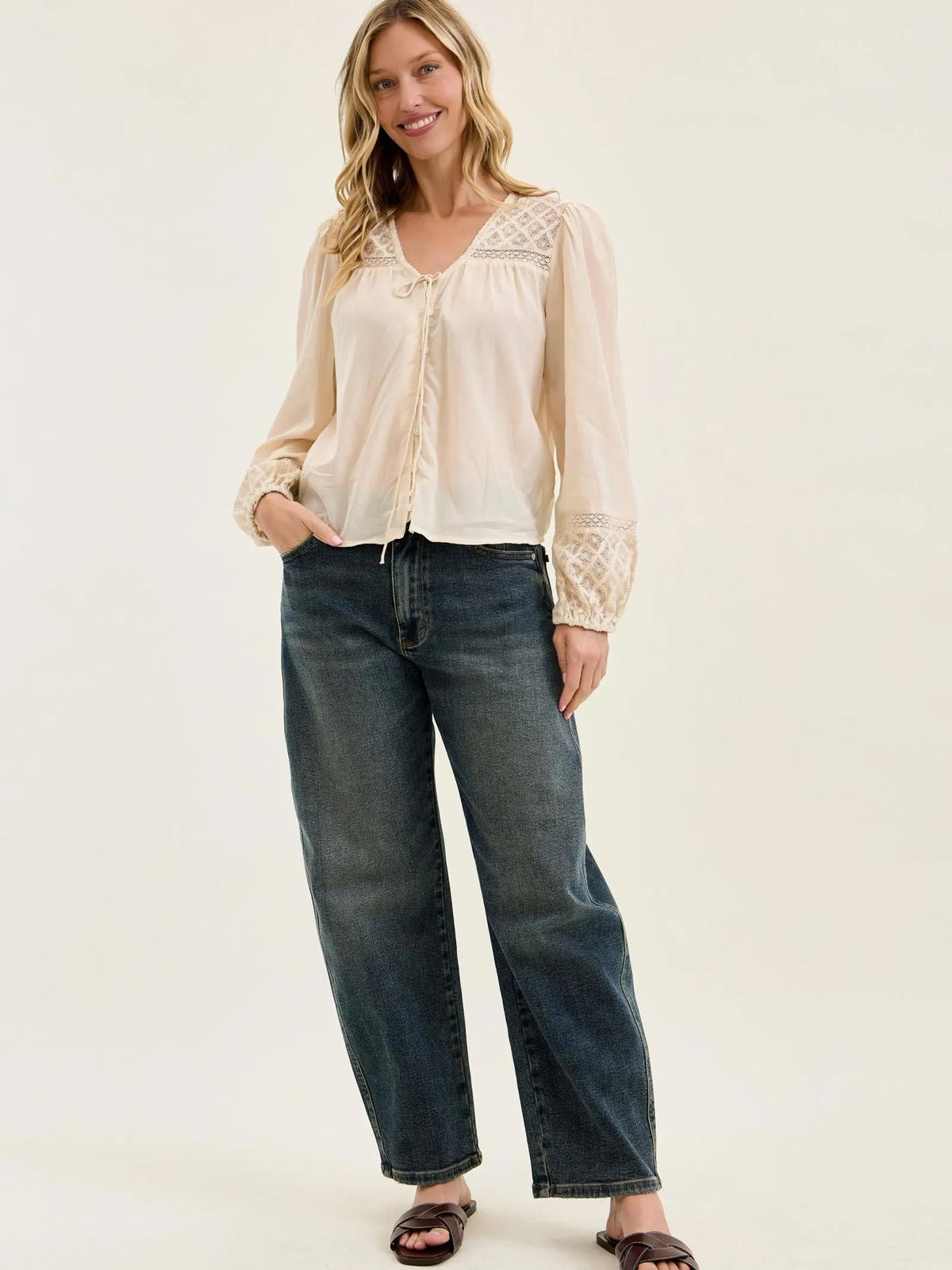 Judy Blue Straight To It Highrise Marlow Hollywood Waistband Jeans-Women's Jeans-Shop Z & Joxa