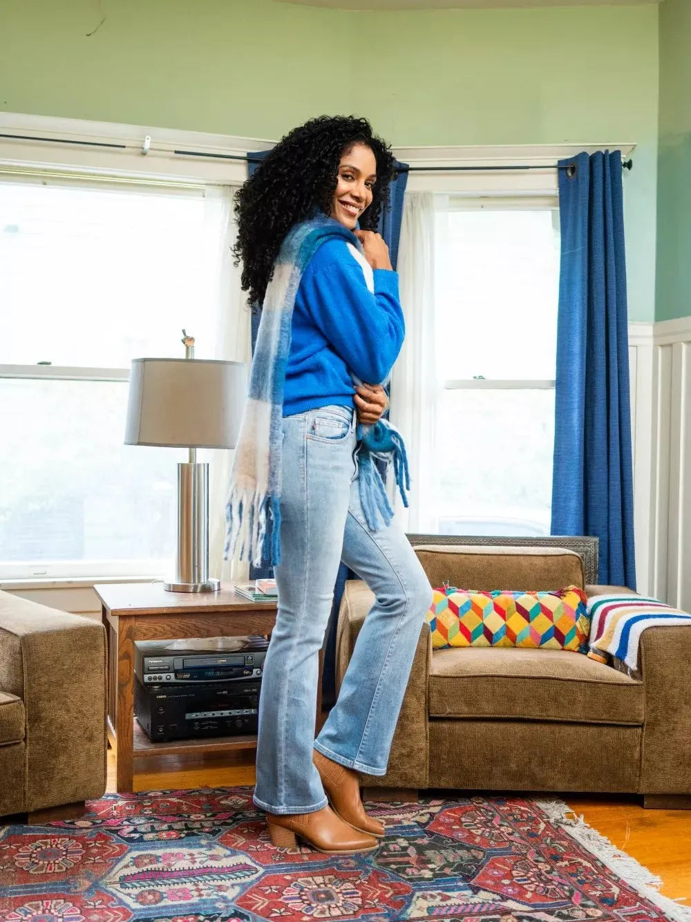 Judy Blue ThermaStone Mid Rise Bootcut Thermal Jeans-Women's Jeans-Shop Z & Joxa