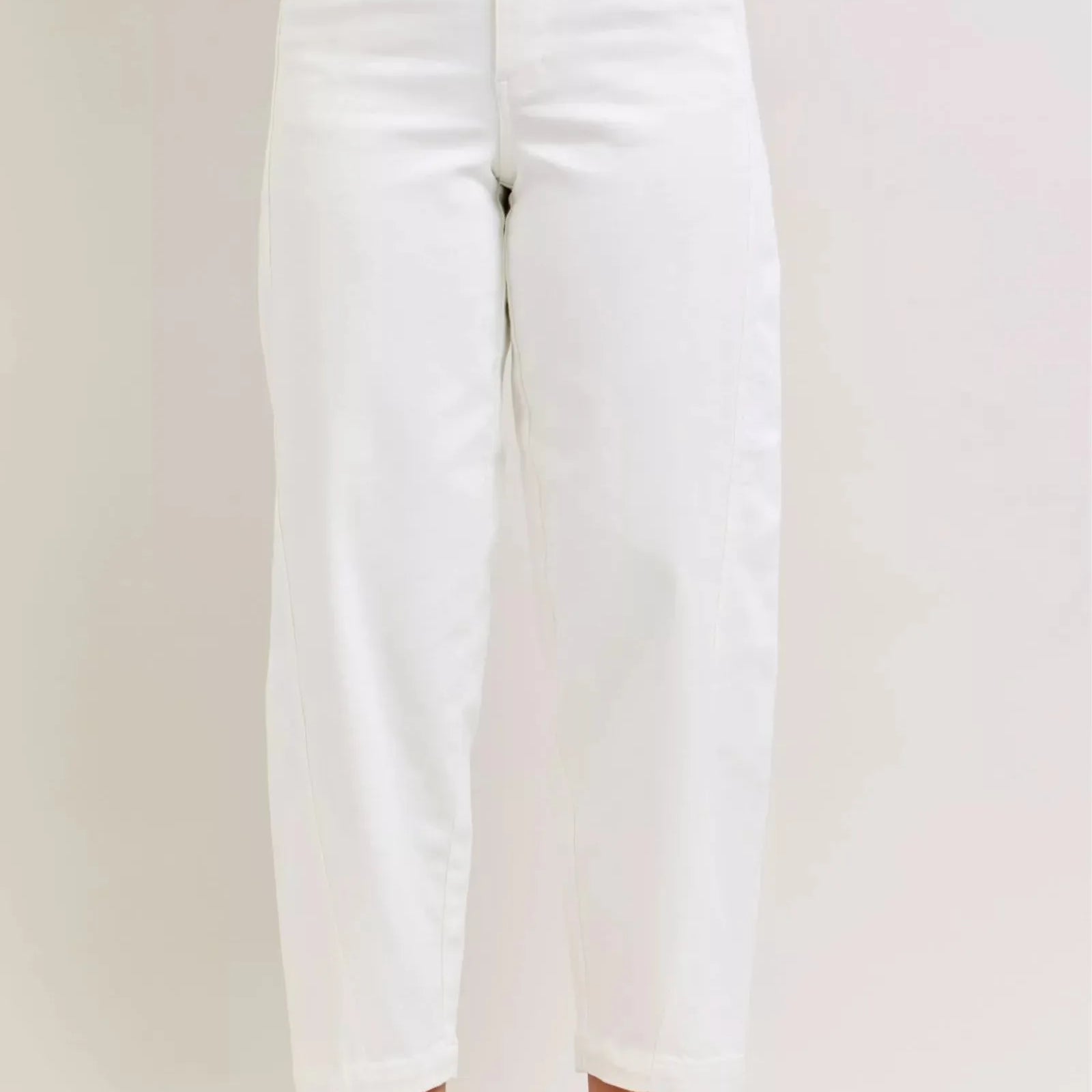 Judy Blue White Magic Highrise Rigid Magic Panel Barrel Jeans-Women's Jeans-Shop Z & Joxa