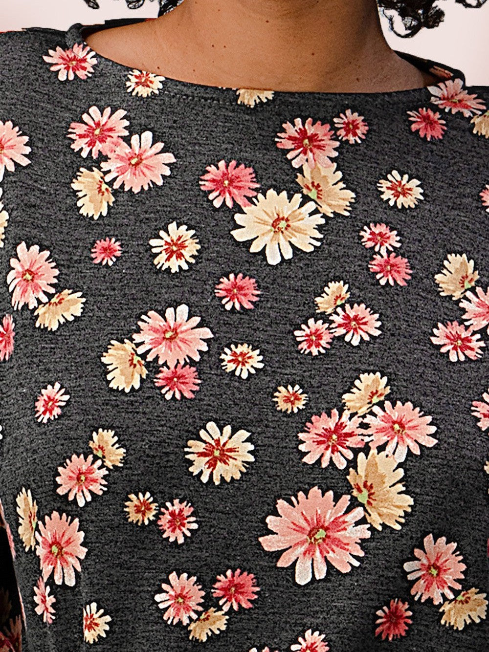 Never Stop Dreaming Long Sleeve Top + Shorts Floral Pajamas-Women's Clothing-Shop Z & Joxa