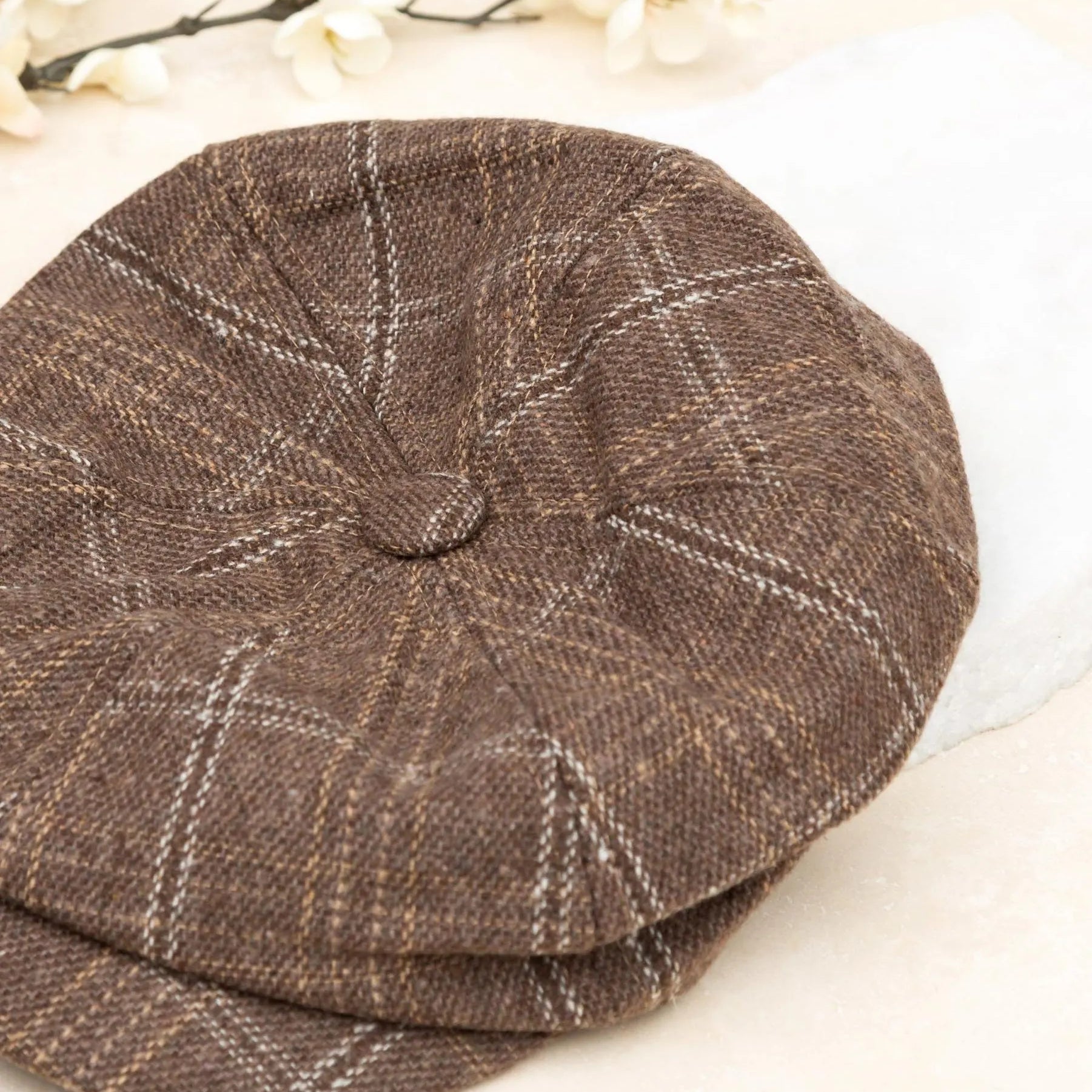 News Worthy Tweed Newsboy Cap-Women's Accessories-Shop Z & Joxa