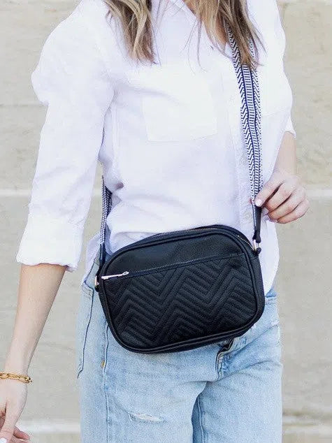 On the Go Fashion Vegan Leather Crossbody Bag-Women's Accessories-Shop Z & Joxa