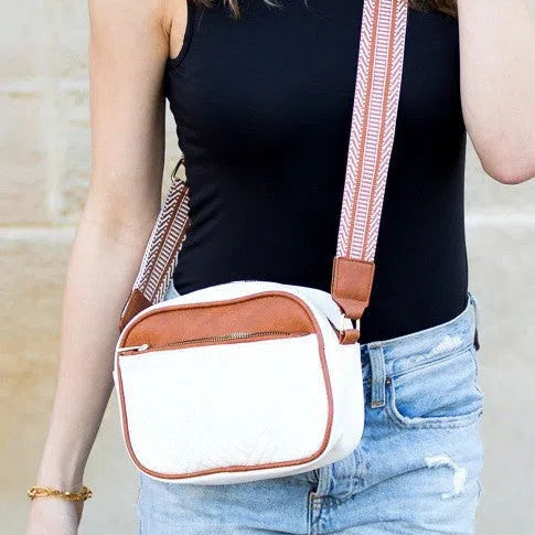 On the Go Fashion Vegan Leather Crossbody Bag-Women's Accessories-Shop Z & Joxa