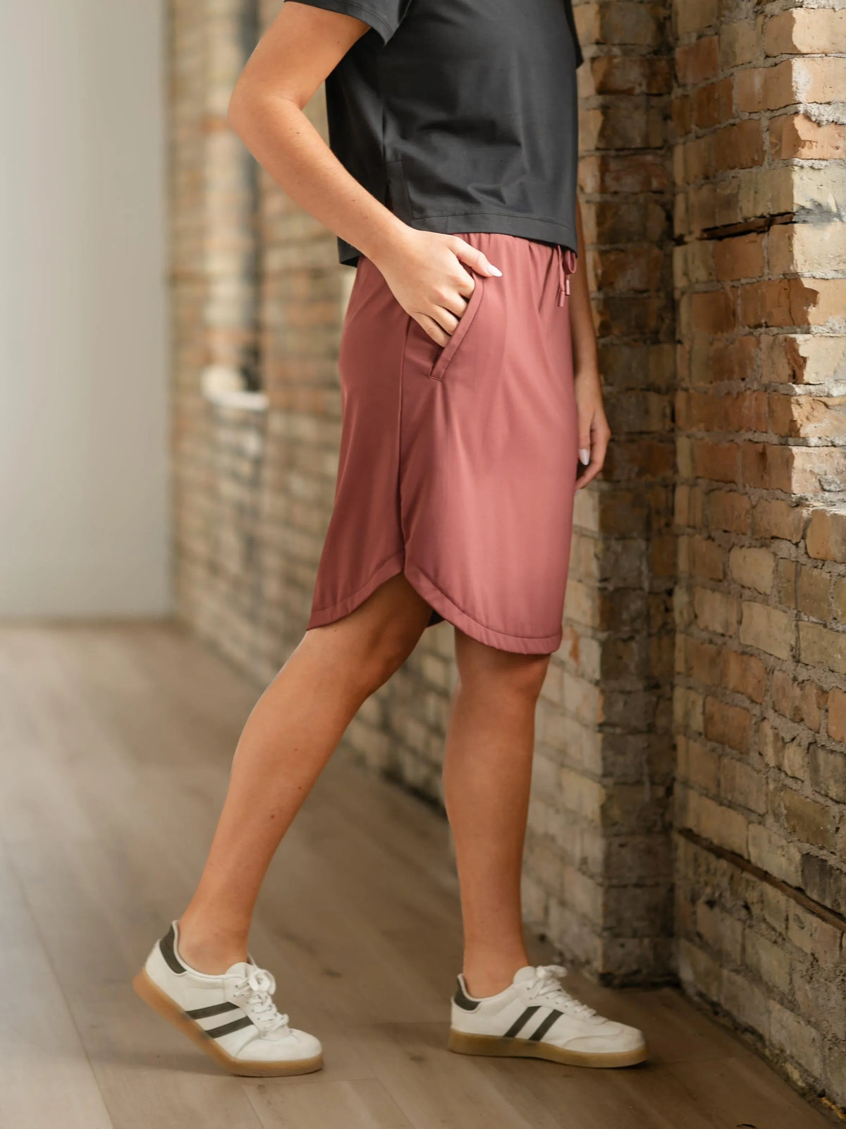 On the Move Kenedi Mulberry Athletic Sport Skirt with Built in Shorts-Women's Skirts & Skorts-Shop Z & Joxa