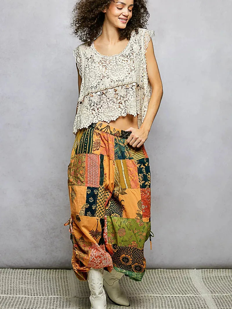 POL Soft Serenade Lace Trim Openwork Crochet Scallop Tank-Women's Shirts & Tops-Shop Z & Joxa