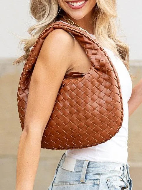 Paige the Day Butter Soft Woven Handbag-Women's Accessories-Shop Z & Joxa